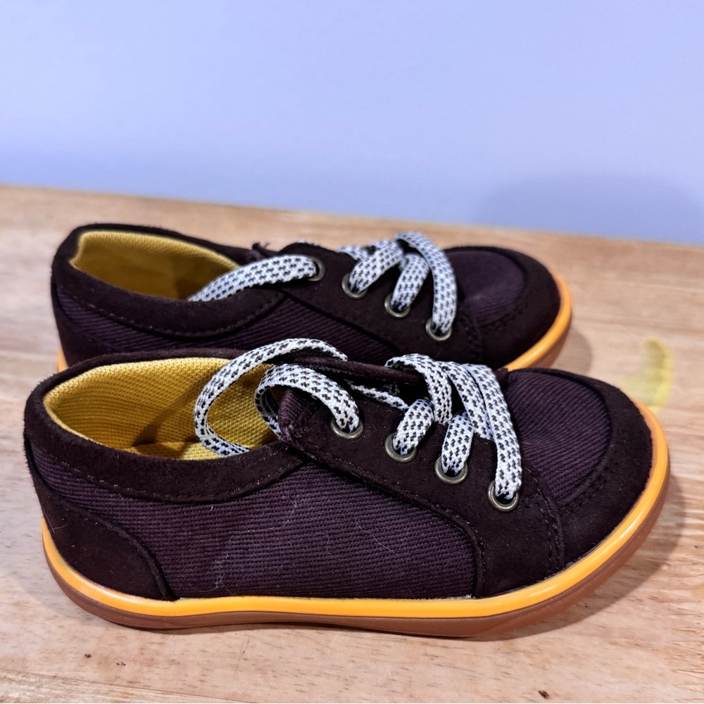 Livie‎ & Luca Reeve Boys Shoes Mocha Sneakers size 6